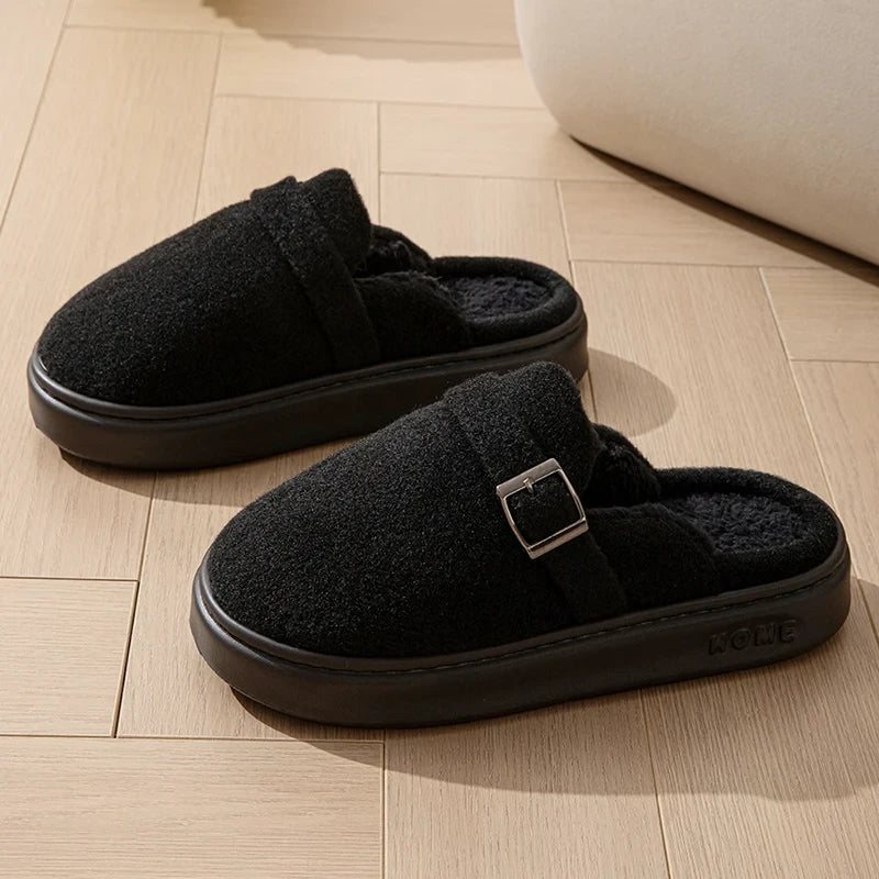 Plush Fur Indoor Slippers – Cosy Winter House Shoes