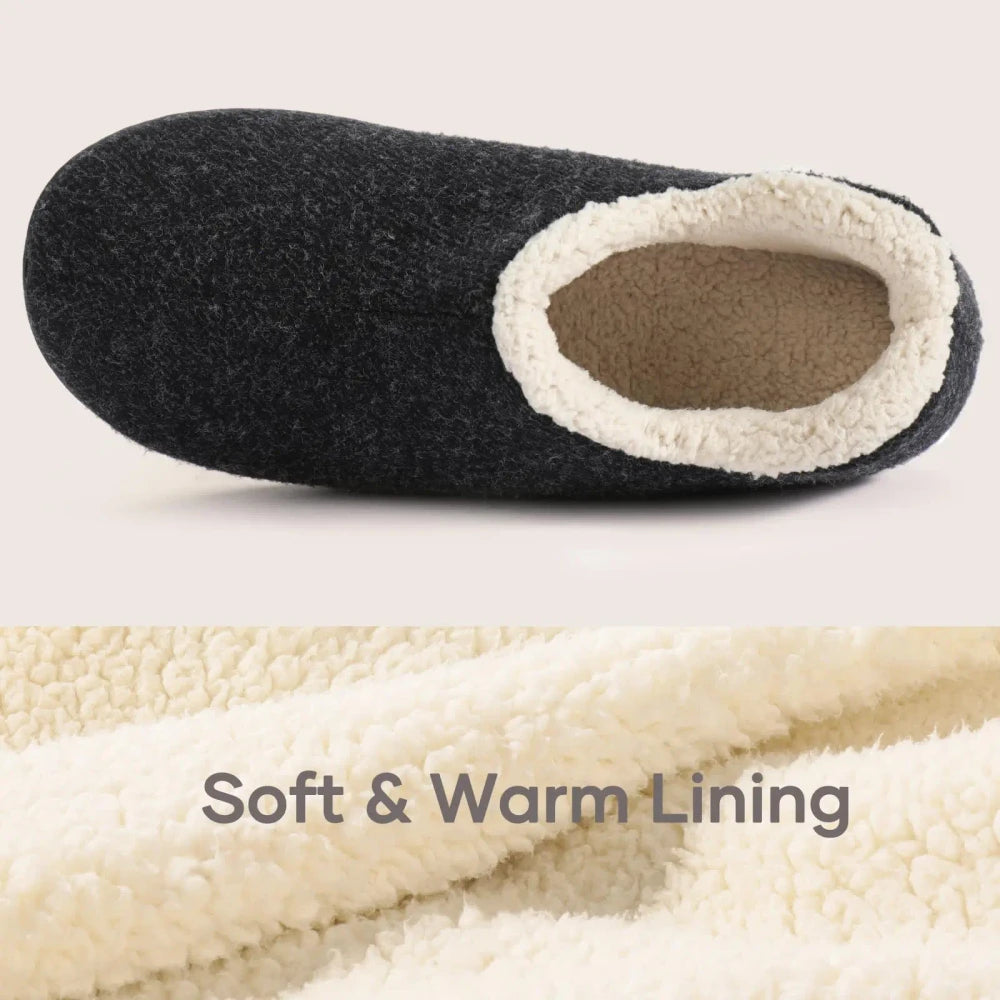 Plush Winter House Slippers – Cosy Grip Non-Slip Warmth