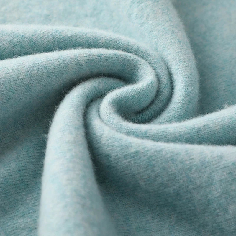Wool Round Neck Knit Pullover