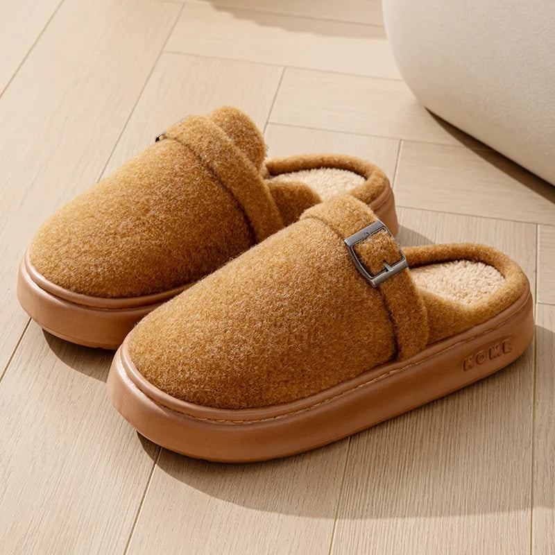 Plush Fur Indoor Slippers – Cosy Winter House Shoes