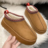 Viral Cosy Fur Lined Platform Slippers – Winter Warmth