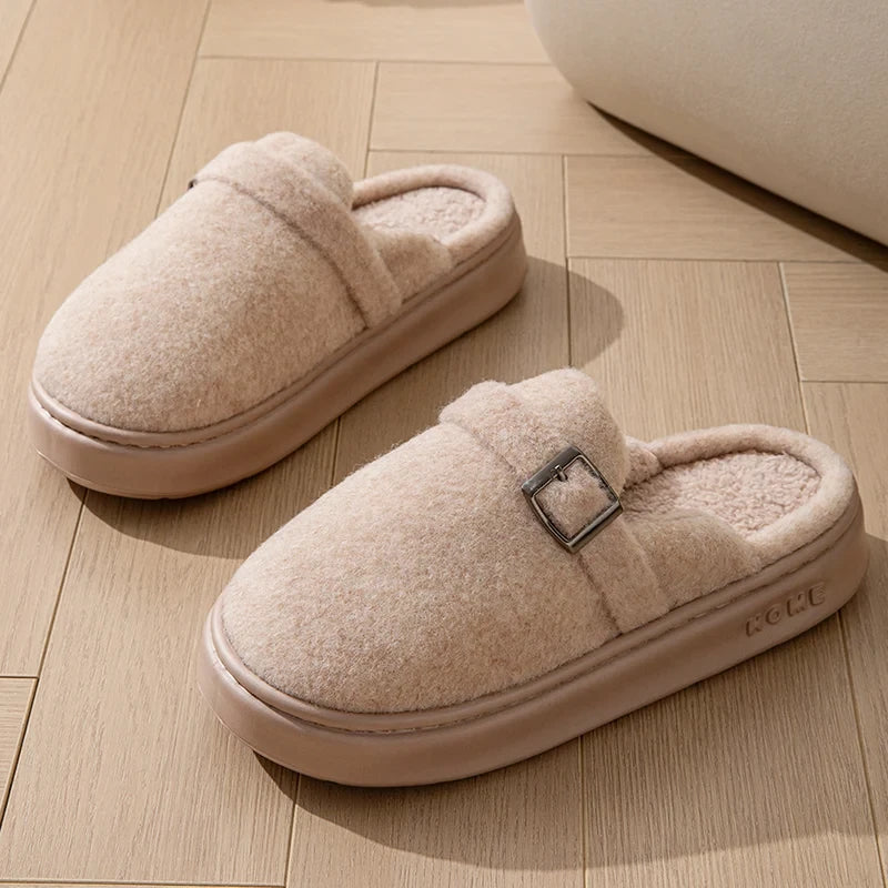 Plush Fur Indoor Slippers – Cosy Winter House Shoes