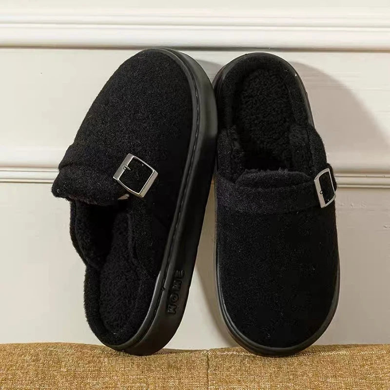 Plush Fur Indoor Slippers – Cosy Winter House Shoes