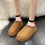 Viral Cosy Fur Lined Platform Slippers – Winter Warmth